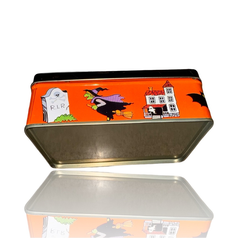 JSNY Vintage 80’s Halloween Decorative Tin: GUC: No Magnets - Picture 4 of 5